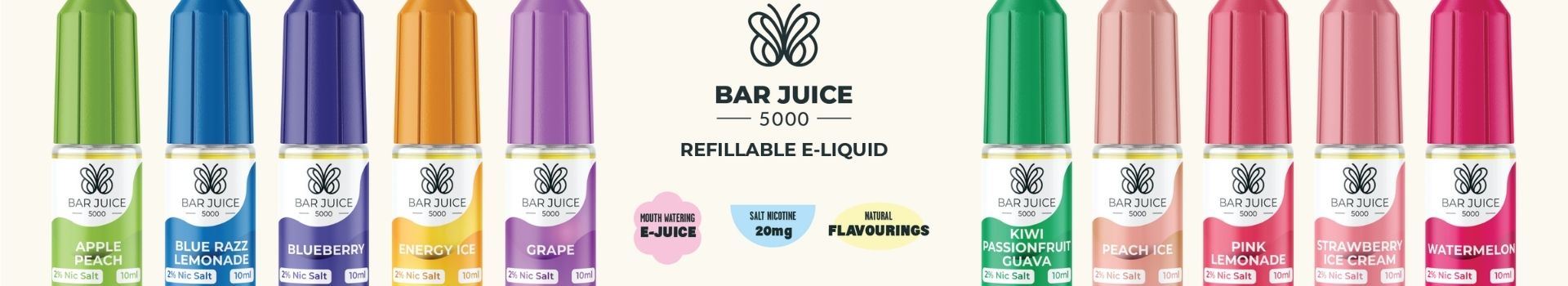Bar Juice 5000 Nic Salts Bar Juice 5000 Nic Salts