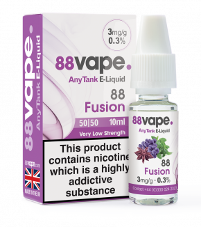 88Vape Anytank Fusion E-Liquid 10ml
