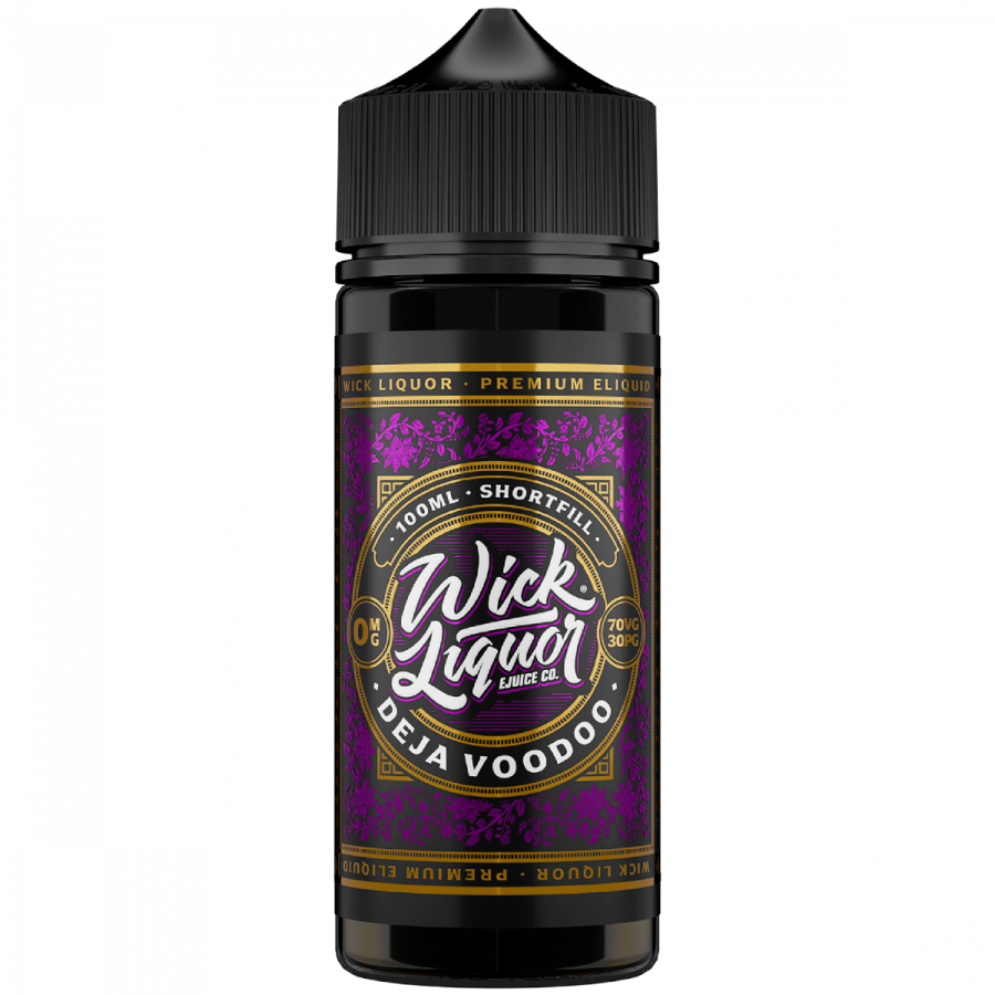 Deja Voodoo Shortfill E-liquid by Wick Liquor 100ml