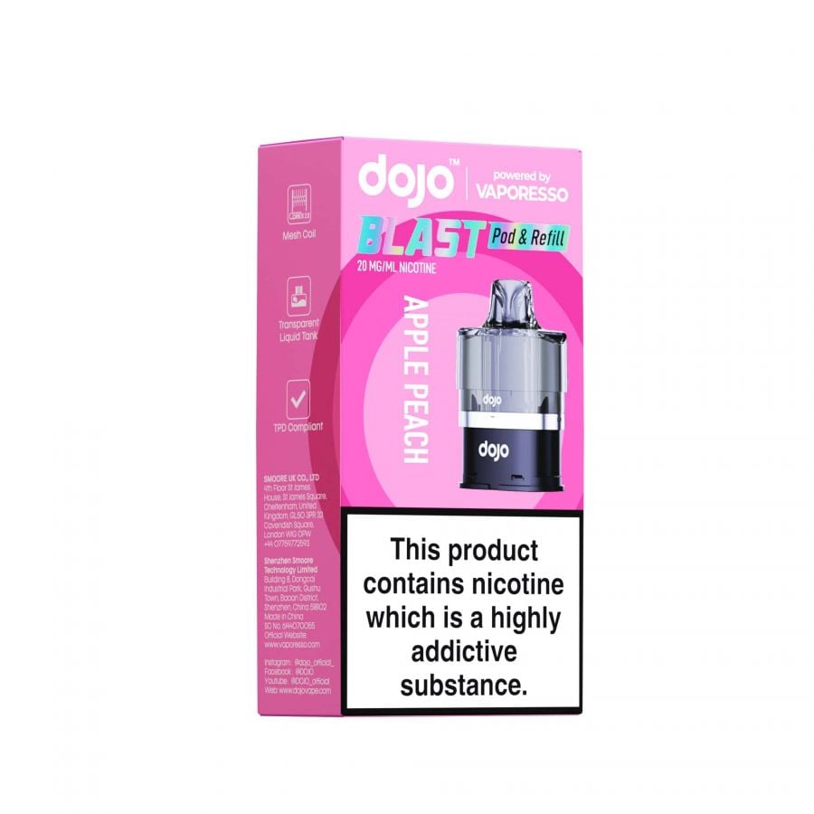 Vaporesso Dojo Blast Prefilled Pods Apple Peach