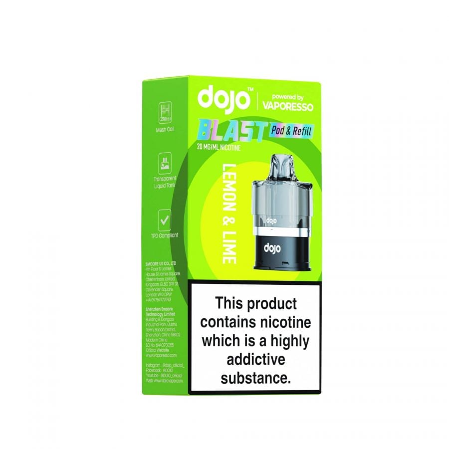 Vaporesso Dojo Blast Prefilled Pods Lemon & Lime