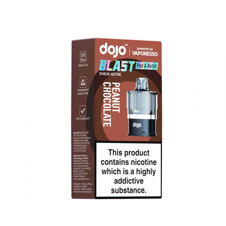 Vaporesso Dojo Blast Prefilled Pods Peanut Chocolate