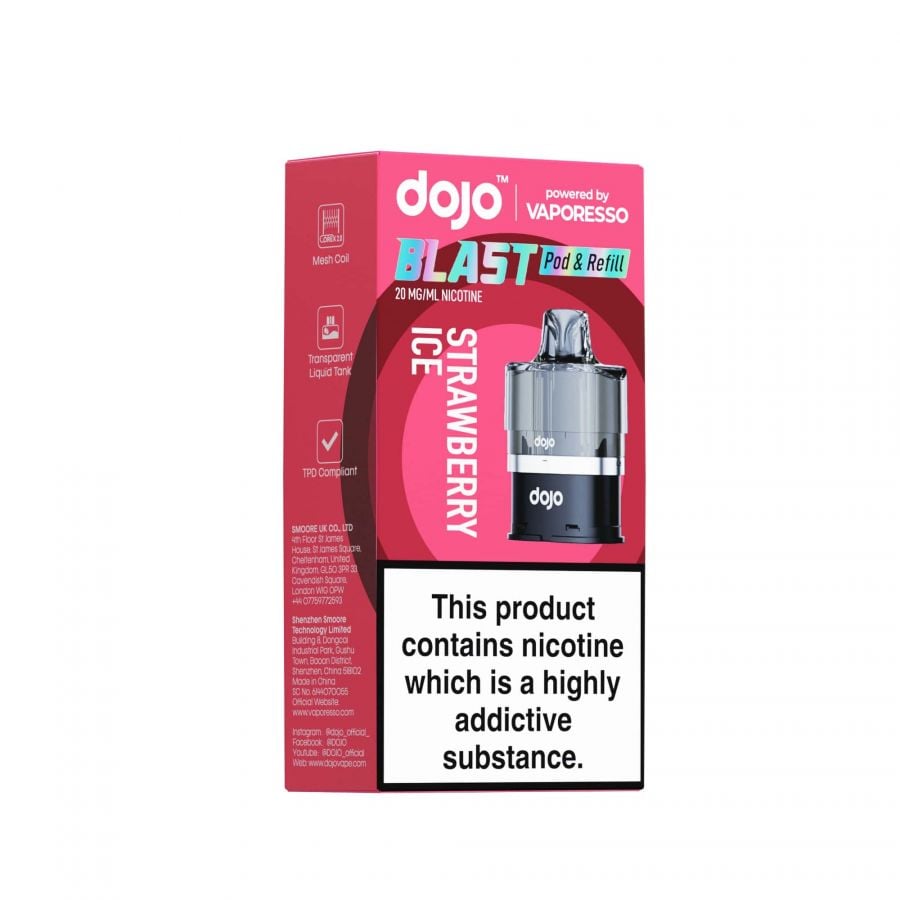 Vaporesso Dojo Blast Prefilled Pods Strawberry Ice