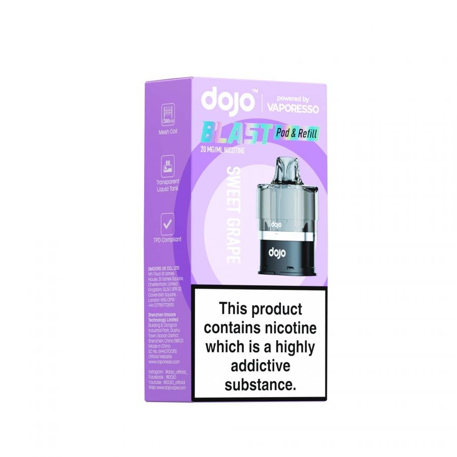 Vaporesso Dojo Blast Prefilled Pods Sweet Grape