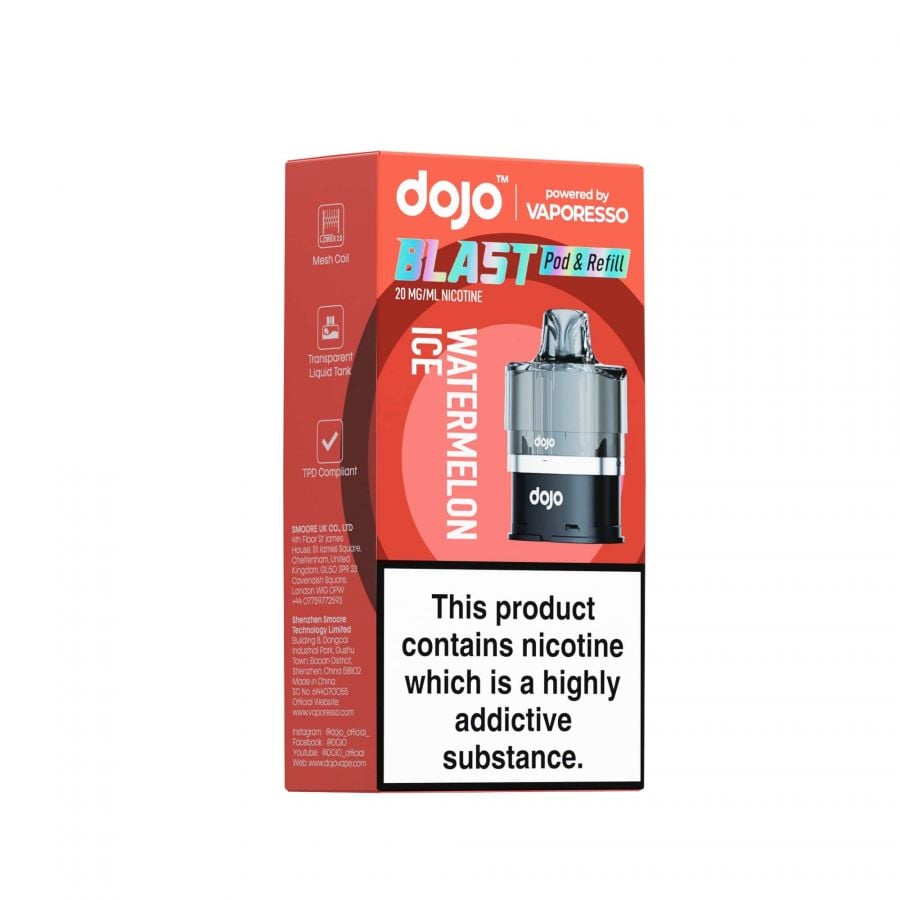 Vaporesso Dojo Blast Prefilled Pods Watermelon Ice