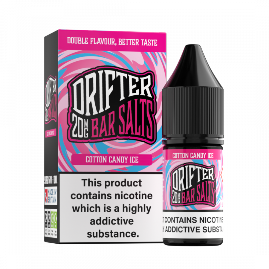 Cotton Candy Ice Drifter Bar Salts Nic Salt E-Liquid 10ml