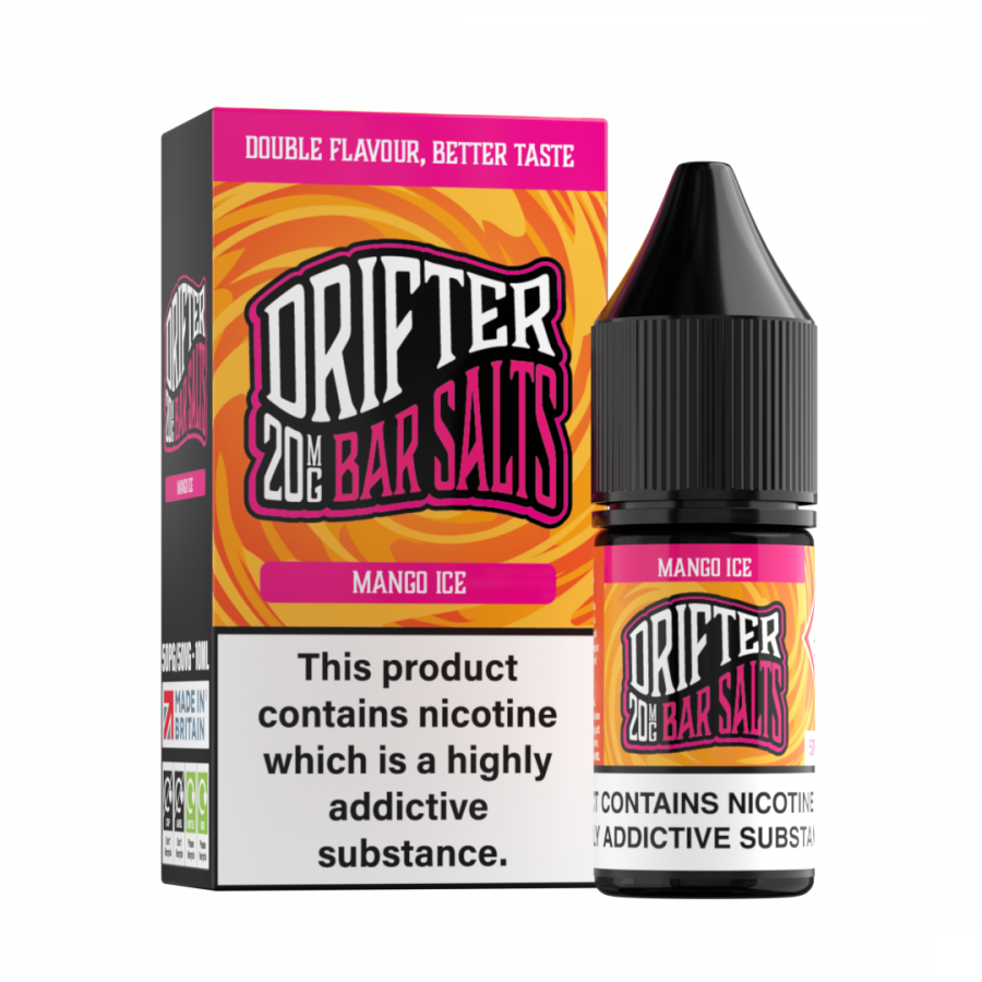 Mango Ice Drifter Bar Salts Nic Salt E-Liquid 10ml