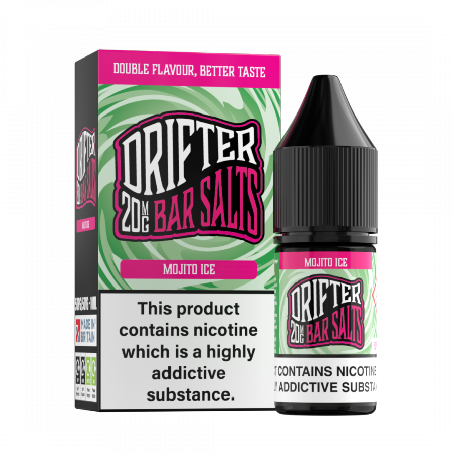 Mojito Ice Drifter Bar Salts Nic Salt E-Liquid 10ml