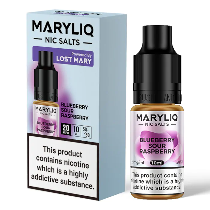 Blueberry Sour Raspberry Maryliq Nic Salt E-Liquid by Lost Mary