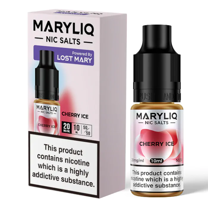 Cherry Ice Maryliq Nic Salt E-Liquid by Lost Mary