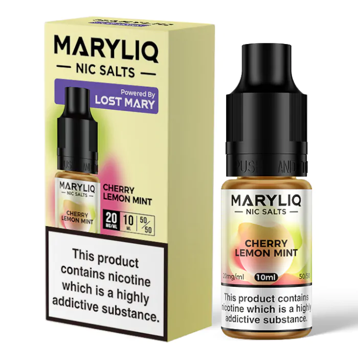 Cherry Lemon Mint Maryliq Nic Salt E-Liquid by Lost Mary