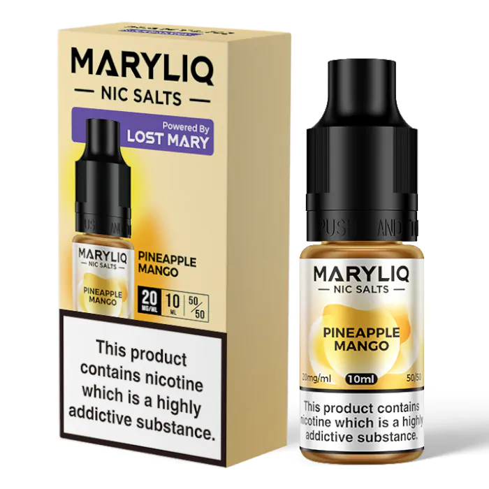 Pineapple Mango Maryliq Nic Salt E-Liquid by Lost Mary