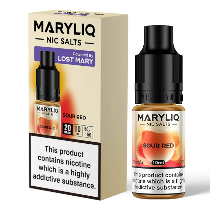 Sour Red Maryliq Nic Salt E-Liquid by Lost Mary