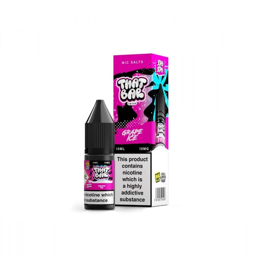 Grape Ice Nic Salt E-Liquid by That Bar Juice 10ml