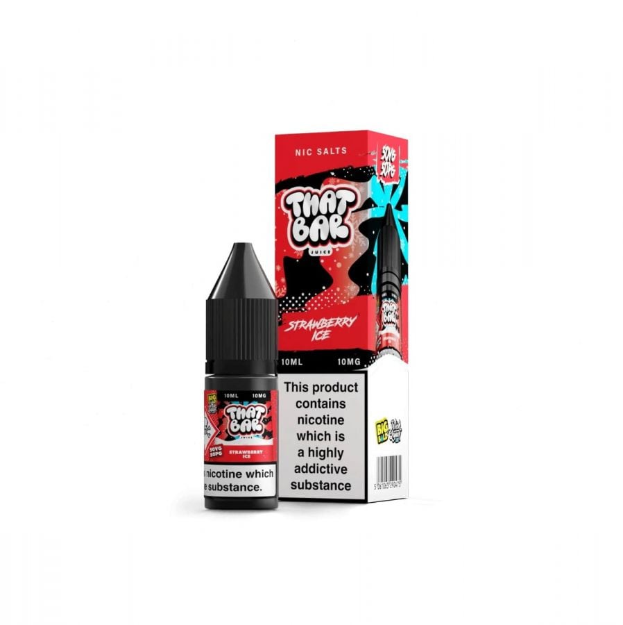 Strawberry Ice Nic Salt E-Liquid by That Bar Juice 10ml