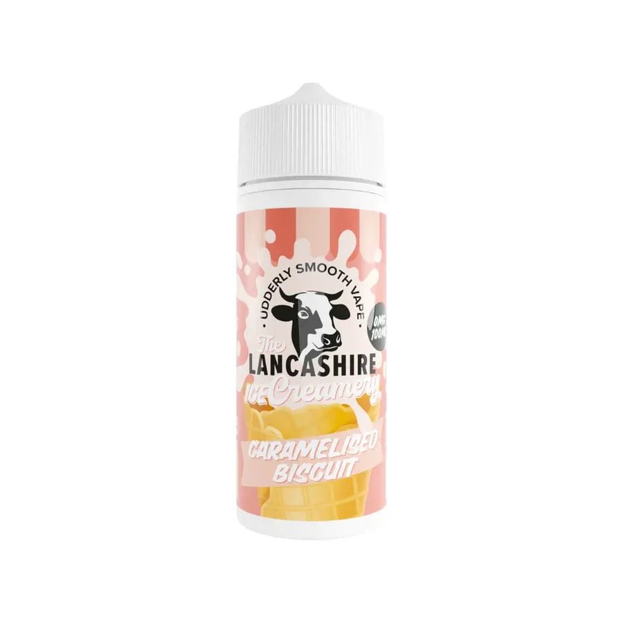 Caramelised Biscuit Shortfill E-Liquid by The Lancashire Ice Creamery 100ml