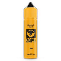 Zap Starfruit Burst 50ml 0mg + Free Nic Salt Nicotine Shot