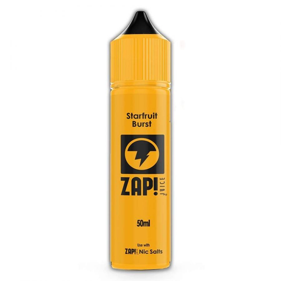 Zap Starfruit Burst 50ml 0mg + Free Nic Salt Nicotine Shot