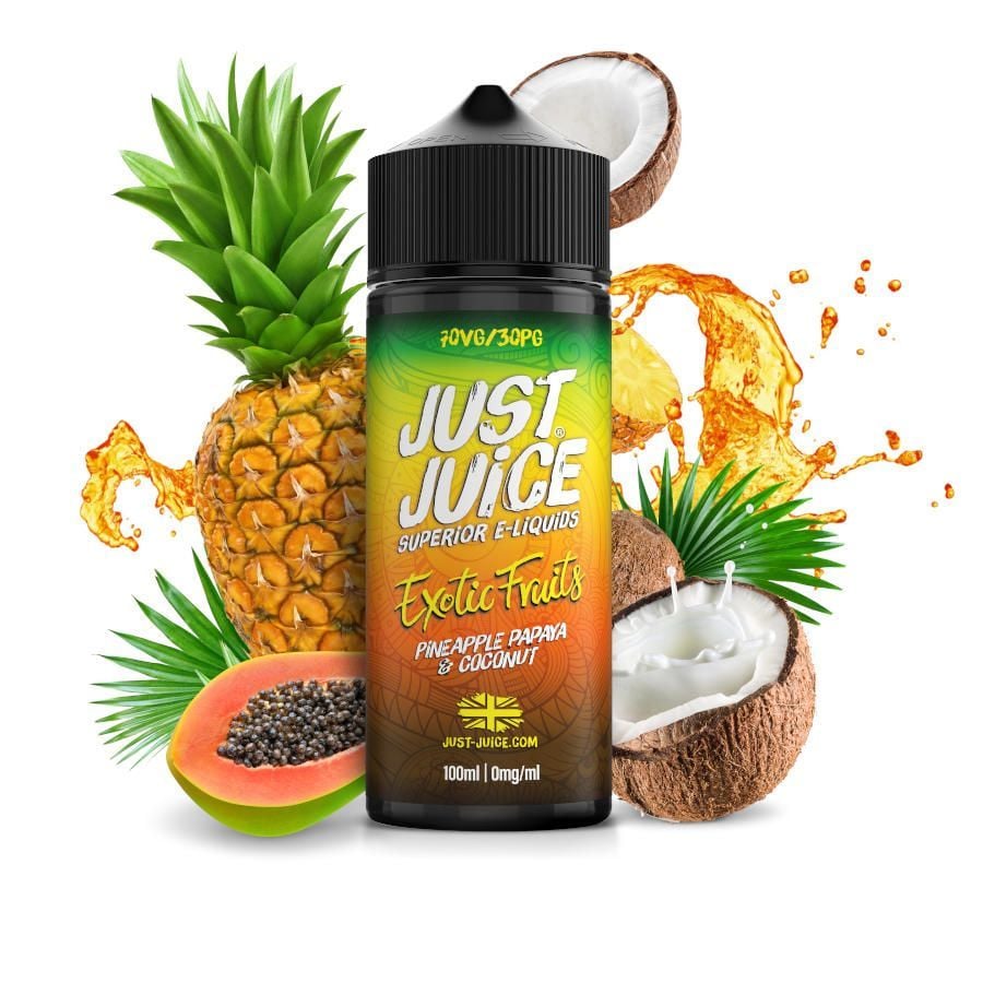 Just Juice Exotic Fruit 100ml Pineapple Papaya Coconut