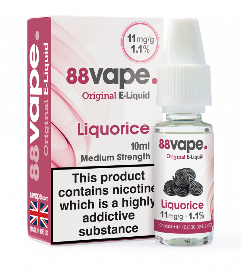 88Vape Liquorice E-Liquid 10ml