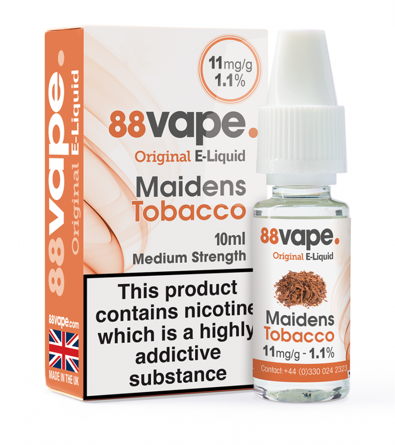 88Vape Maidens Tobacco E-Liquid 10ml