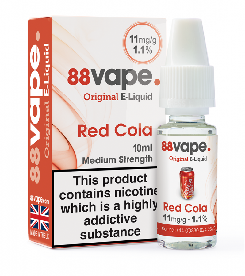 88Vape Red Cola E-Liquid 10ml