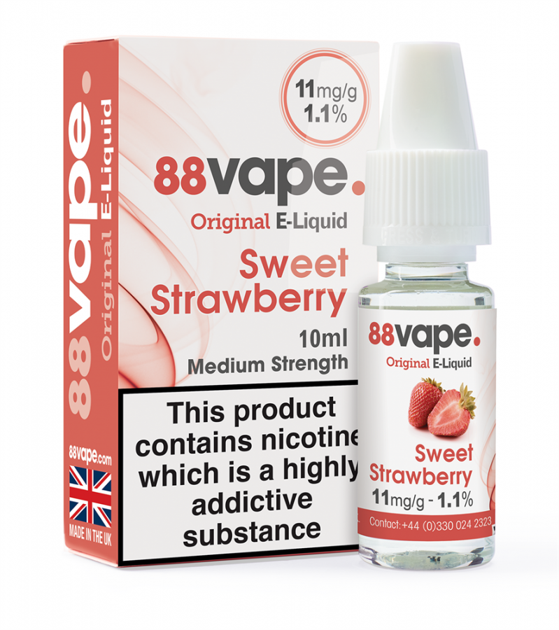 88Vape Sweet Strawberry E-Liquid 10ml