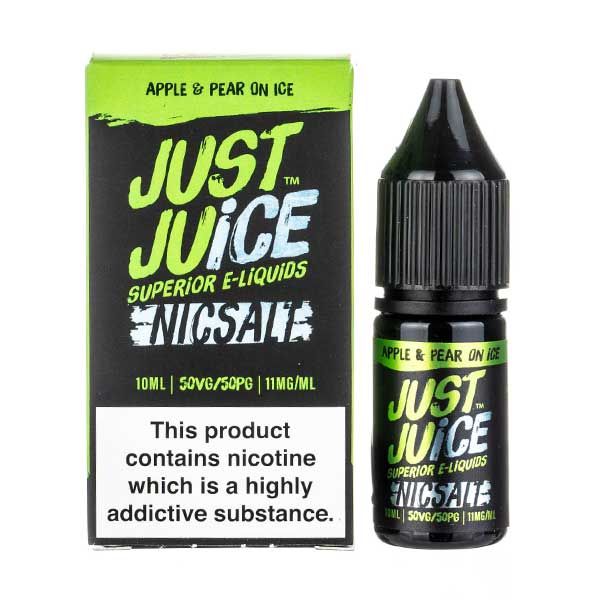 Just Juice Nic Salt 10ml E-Liquid Apple Pear Ice