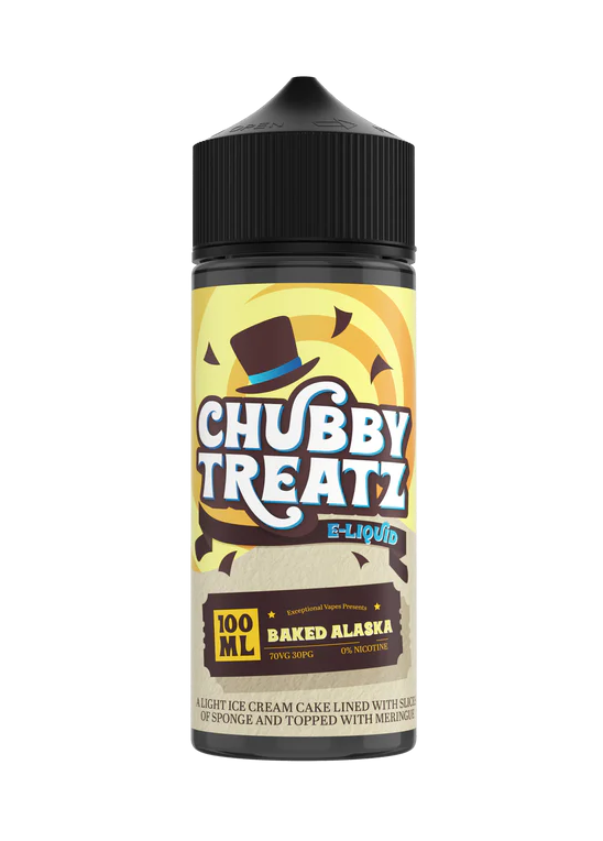 Chubby Treatz 100ml E-Liquid Dessert Baked Alaska