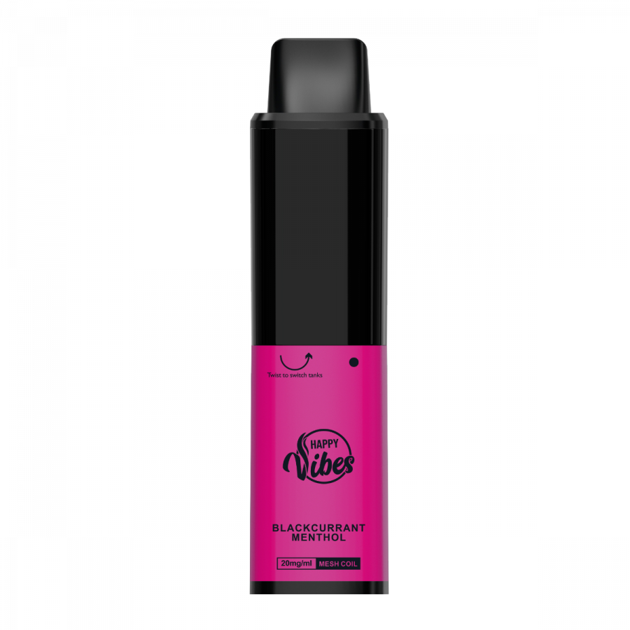 Happy Vibes Twist Blackcurrant Menthol