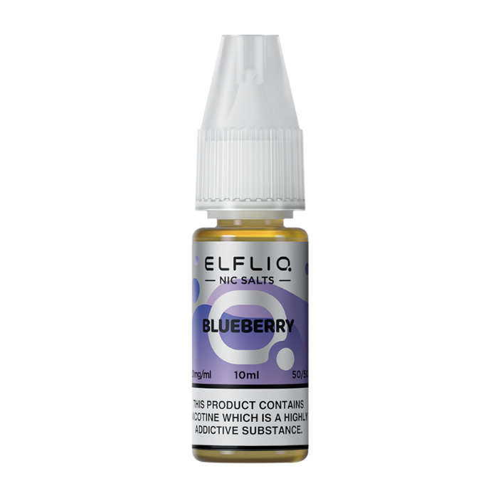 Elfliq Elf Bar E-Liquid Nic Salt Blueberry 10ml 10mg 20mg 1% 2%
