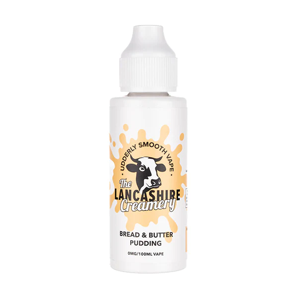 Bread & Butter Pudding Shortfill E-liquid by The Lancashire Creamery 100ml