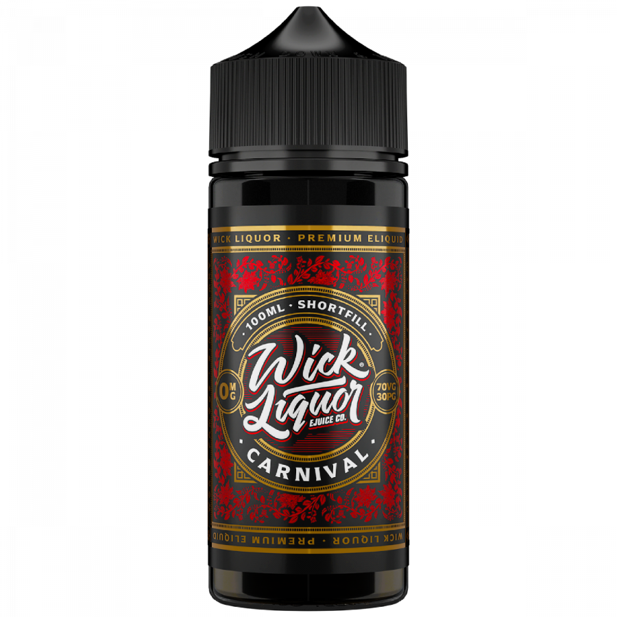 Carnival Shortfill E-liquid by Wick Liquor 100ml