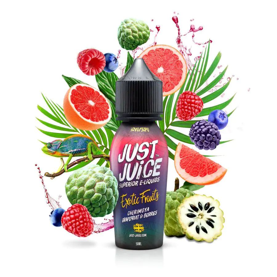 Just Juice Exotic Fruits Cherimoya Grapefruit & Berries 50ml