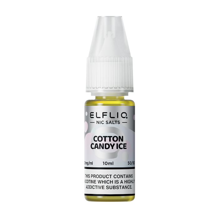 Elfliq Elf Bar Nic Salt E-Liquid 10ml Cotton Candy Ice