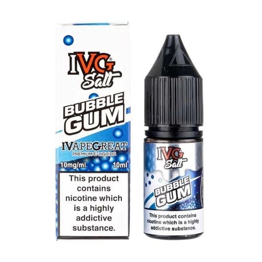 IVG I Vape Great Bubblegum Nic Salt 10mg and 20mg 10ml E-Liquid