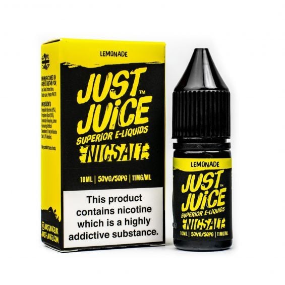 Just Juice Nic Salt Lemonade 10ml E-Liquid 5mg 11mg 20mg
