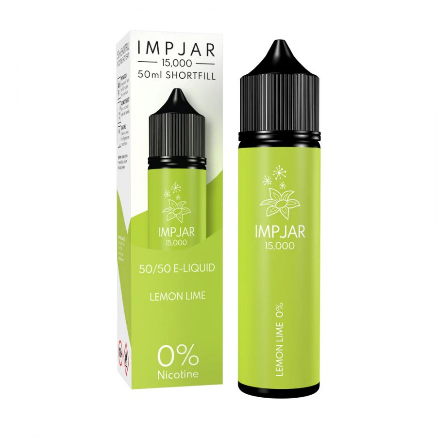 imp jar 15000 puff 50ml shortfill eliquid lemon lime