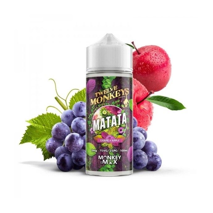 Matata Shortfill E-liquid by Twelve Monkeys 100ml 