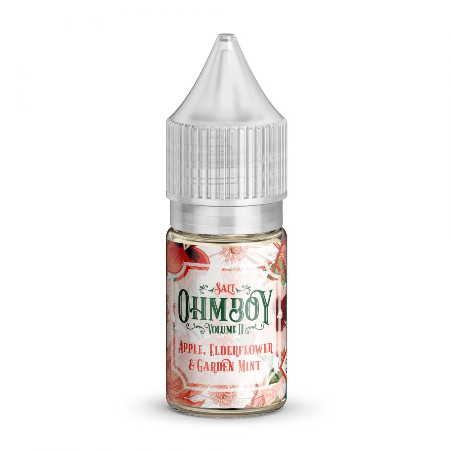 Ohm Boy Apple, Elderflower & Garden Mint – 10ml Nic Salt