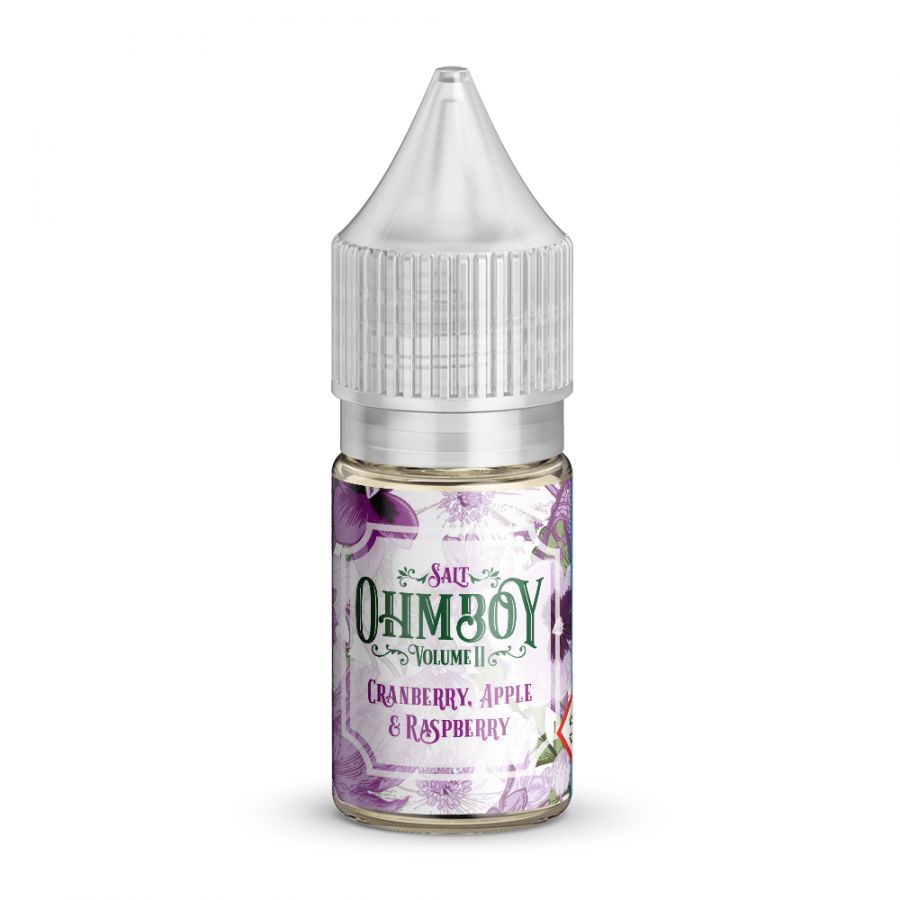 Ohm Boy Cranberry, Apple & Raspberry – 10ml Nic Salt