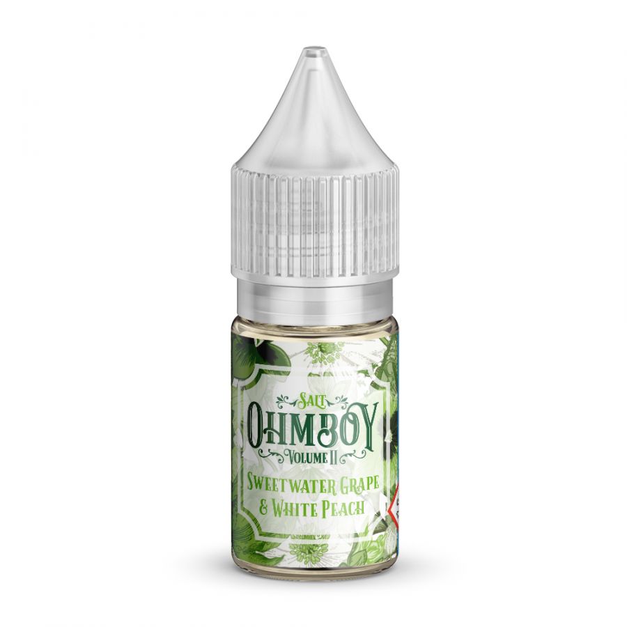 Ohm Boy Sweetwater Grape & White Peach – 10ml Nic Salt