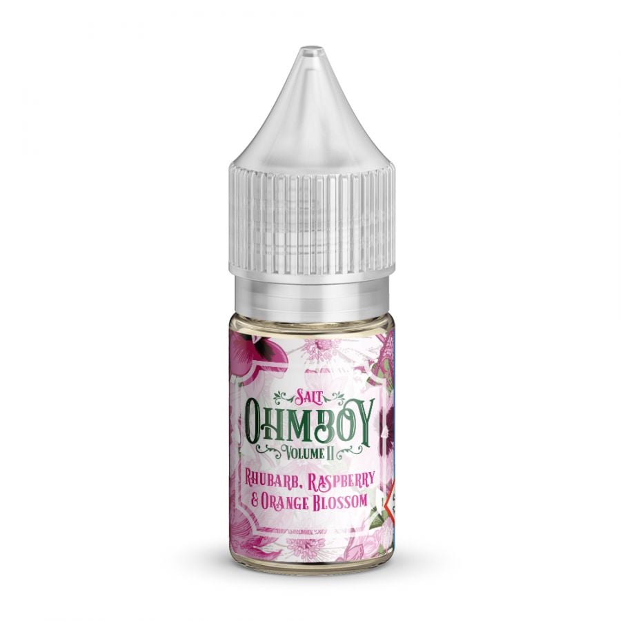 Ohm Boy Rhubarb, Raspberry & Orange Blossom – 10ml Nic Salt