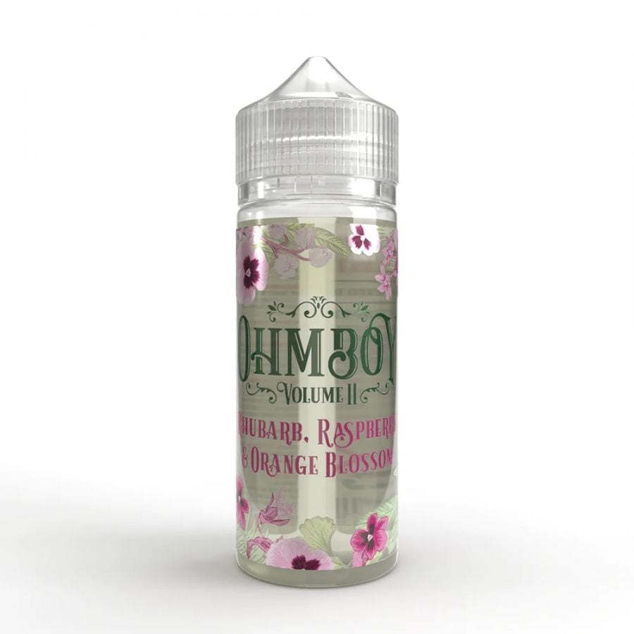 Ohm Boy Volume II Rhubarb Raspberry Orange Blossom 100ml E-Liquid Shortfill