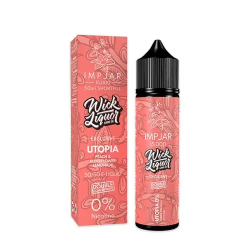 Utopia Shortfill E-Liquid by Imp Jar X Wick Liquor E-Juice Co 50ml