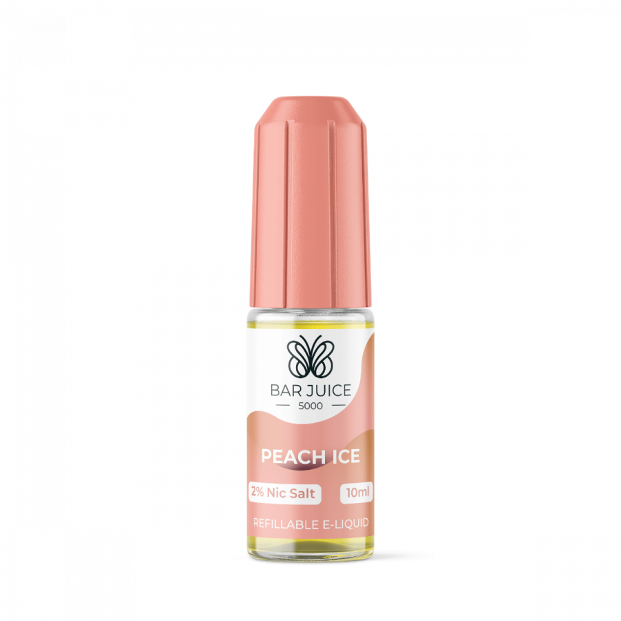 Peach Ice Bar Juice 5000 Nic Salt E-Liquid 10ml