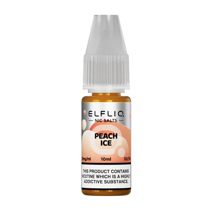 Peach Ice Elfliq Elf Bar Nic Salt E-Liquid