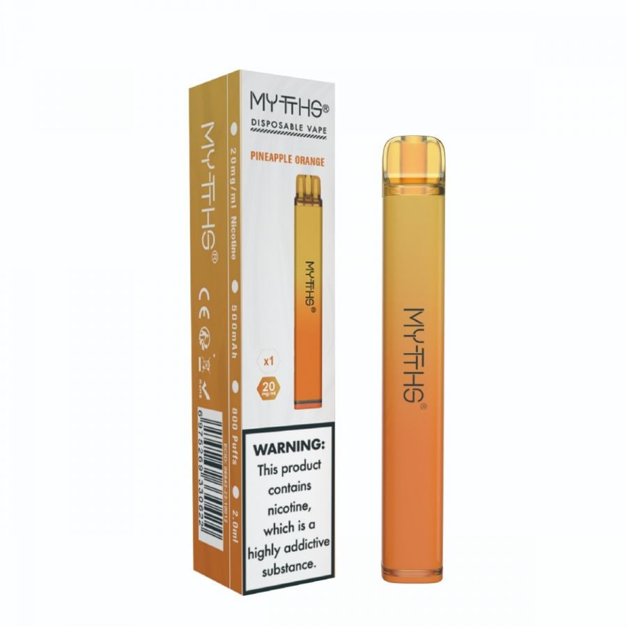 Pineapple Orange 800 Puff Bar MYTTHS Disposable