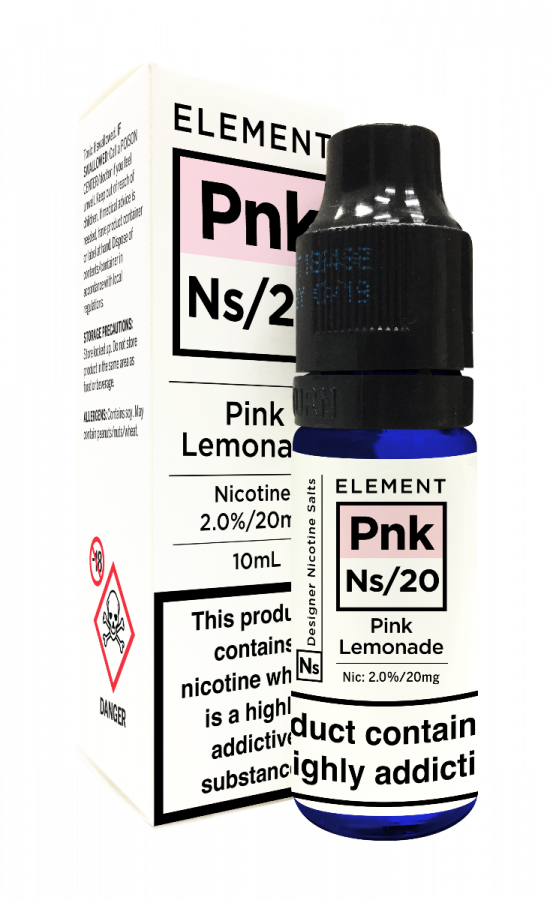 Elements Designer Nic Salts Pink Lemonade 10ml