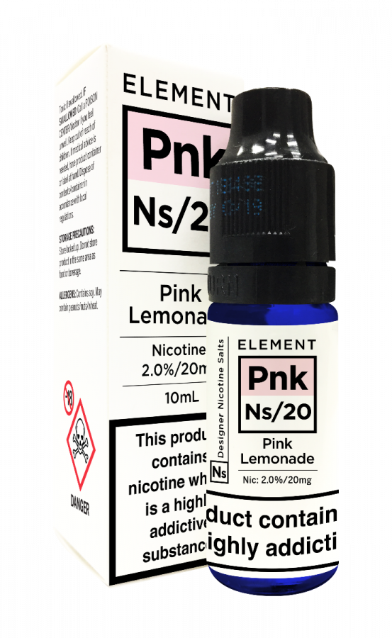 Elements Designer Nic Salts Pink Lemonade 10ml